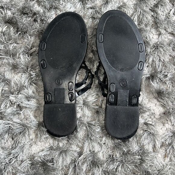 Shade & Shore Sandals Women 6 Slip On Studded Flat Minimalist Night Out - Picture 4 of 7